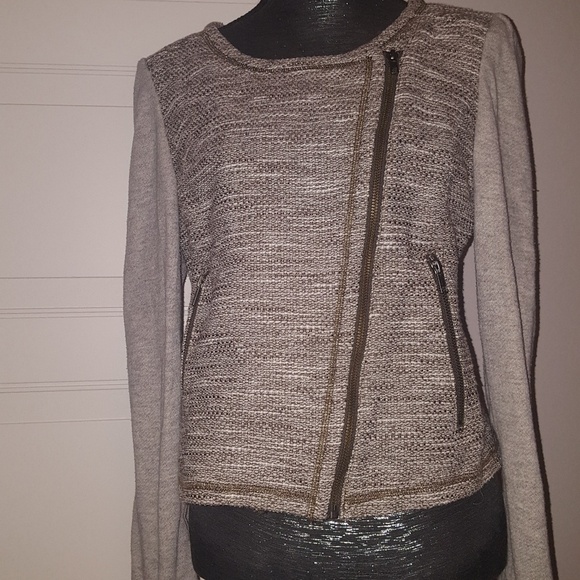 Hinge from Nordstrom Tweed Moto Jacket SZ 1 - Picture 2 of 4